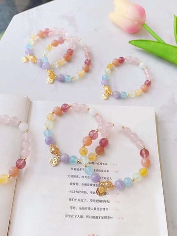 Small explosion energy healing Bracelet!Rainbow smile shipment