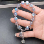 Popular 9.5m natural high-quality grey moonlight bracelets shine at di