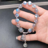 Popular 9.5m natural high-quality grey moonlight bracelets shine at di