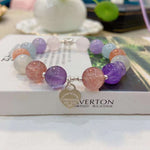 Natural 10mm Duobao bracelet. Match with grey moonlight, strawberry crystal, sea blue treasure, lave