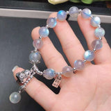 Popular 9.5m natural high-quality grey moonlight bracelets shine at di