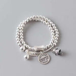 Fortune Cat Bracelet female ins minority Design Sterling Silver retro