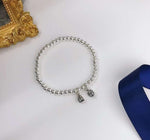Big brand and the same liangshihuan Bracelet (4m bead version) sterlin