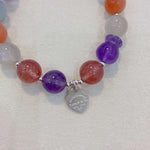 Natural 10mm Duobao bracelet. Match with grey moonlight, strawberry crystal, sea blue treasure, lave