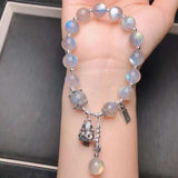 Popular 9.5m natural high-quality grey moonlight bracelets shine at di