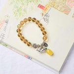 Popular zhaocaiwangyun Topaz 9.5m natural boutique pure Topaz Bracelet
