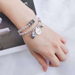 Fortune Cat Bracelet female ins minority Design Sterling Silver retro