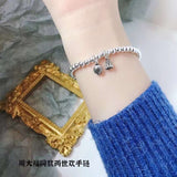 Big brand and the same liangshihuan Bracelet (4m bead version) sterlin