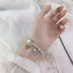 Original S925 Sterling Silver 5mm instant rich Silver Bead Bracelet wo