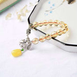 Popular zhaocaiwangyun Topaz 9.5m natural boutique pure Topaz Bracelet