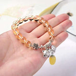 Popular zhaocaiwangyun Topaz 9.5m natural boutique pure Topaz Bracelet