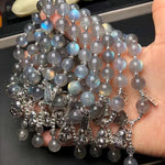 Popular 9.5m natural high-quality grey moonlight bracelets shine at di